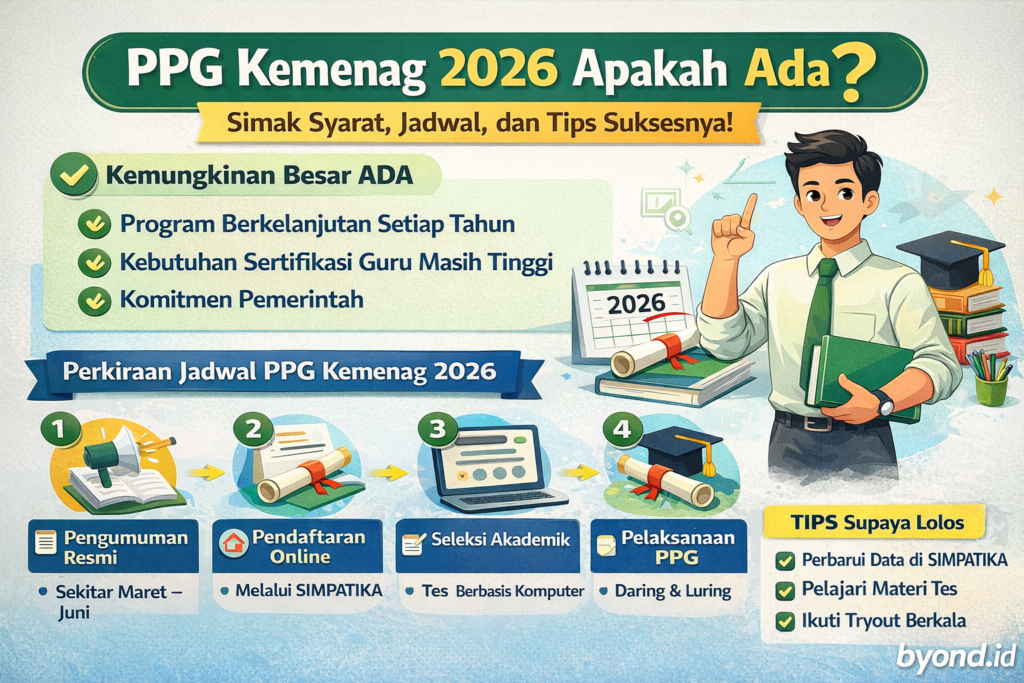 PPG Kemenag 2026 apakah ada