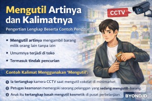 mengutil artinya dan kalimatnya
