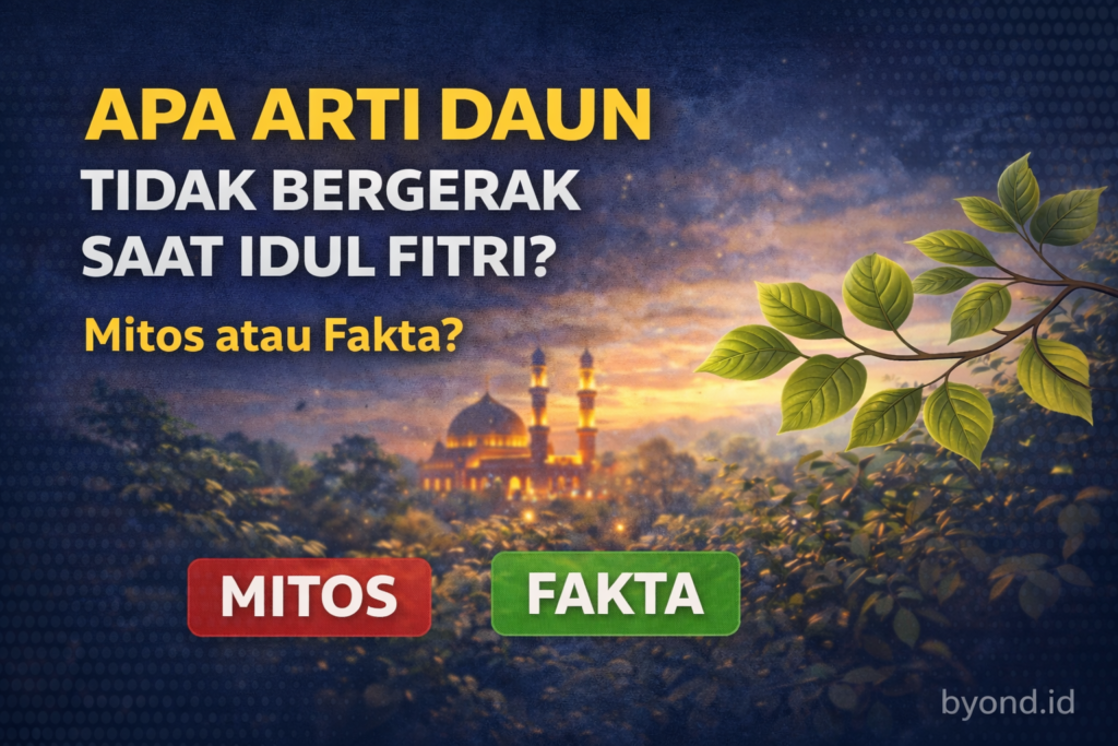 Apa arti daun tidak bergerak saat Idul Fitri