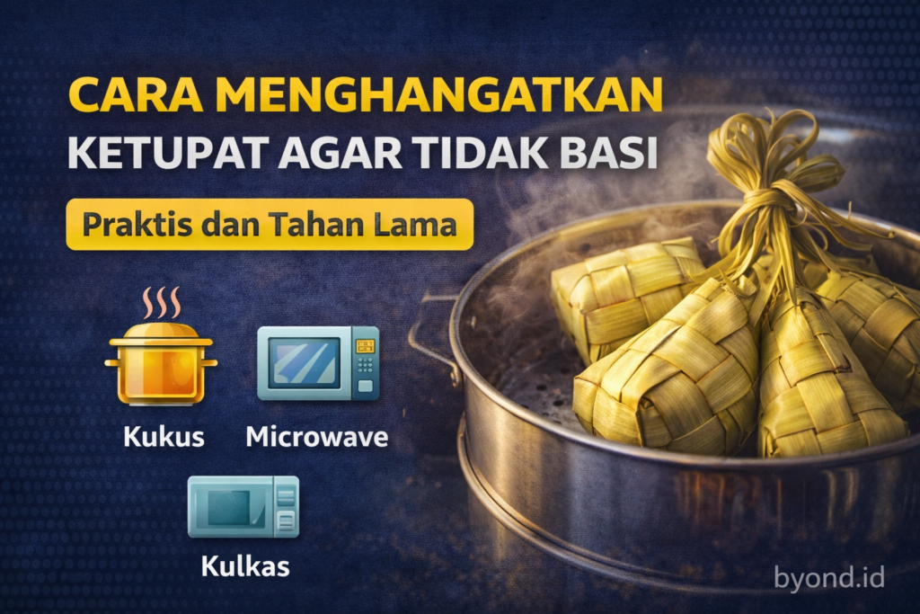 Cara Menghangatkan Ketupat Agar Tidak Basi