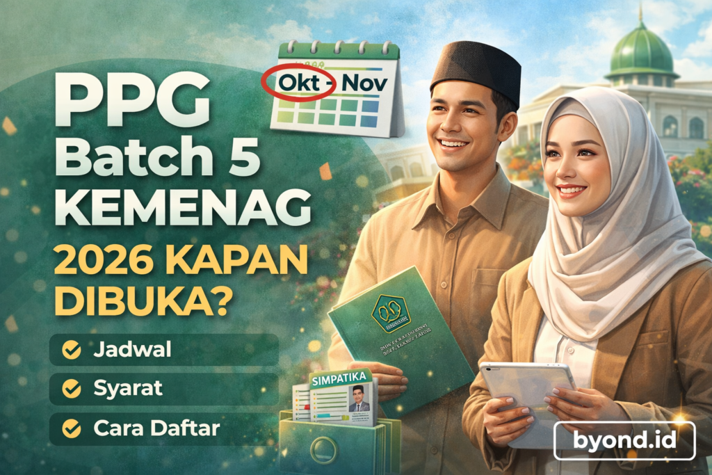 PPG Batch 5 Kemenag 2026 kapan dibuka?