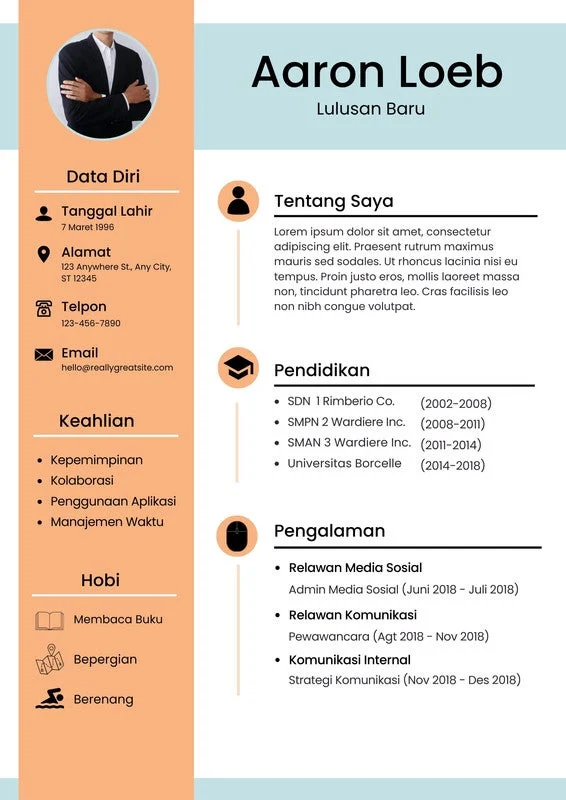 Contoh Biodata Modern – Panduan Praktis & Inspiratif