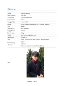 Contoh Biodata untuk Bidang Musik – Panduan Praktis