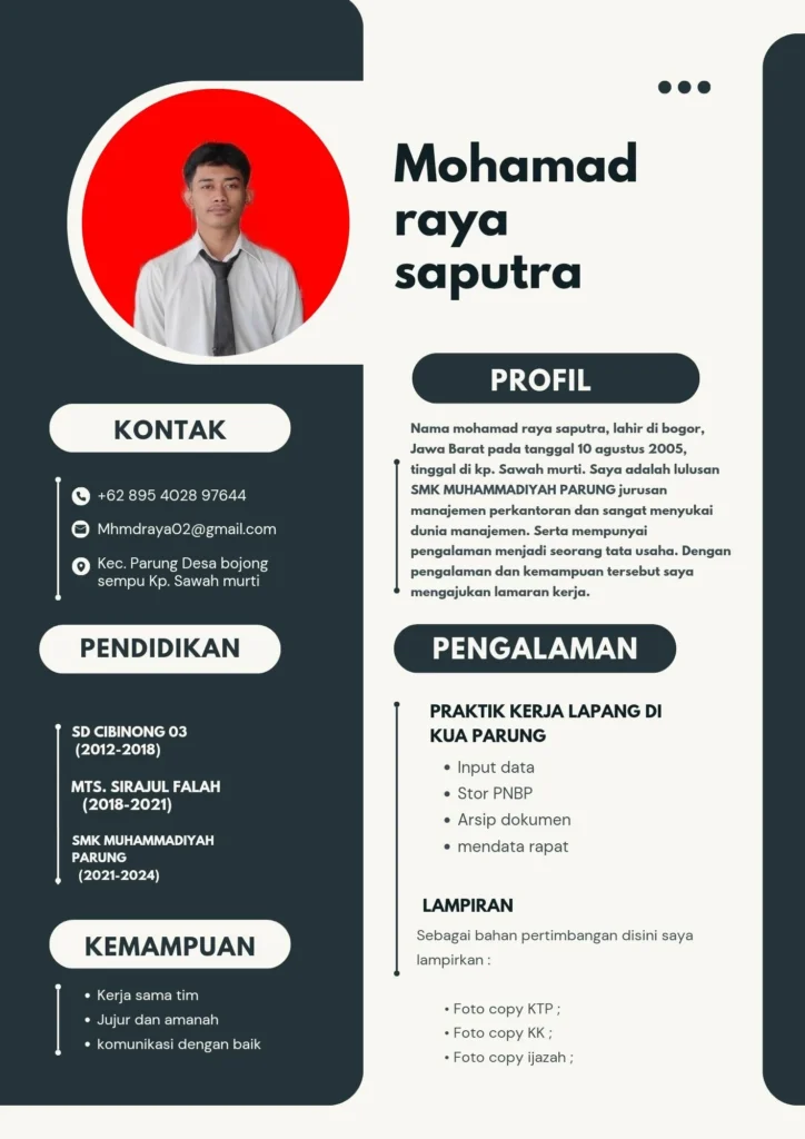 Contoh Biodata yang Kreatif – Ide & Template Praktis