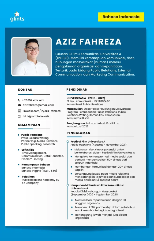 Contoh CV dengan Font Profesional – Panduan Lengkap Membuat CV Menarik