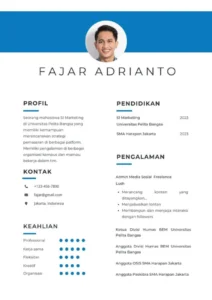 Contoh CV dengan Portofolio Online – Panduan Praktis Membuat Profil Profesional