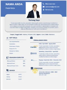 Contoh CV dengan Template Gratis – Panduan Lengkap Membuat CV Profesional