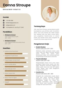 Contoh CV Desain Grafis: Panduan Lengkap Membuat Portofolio Profesional