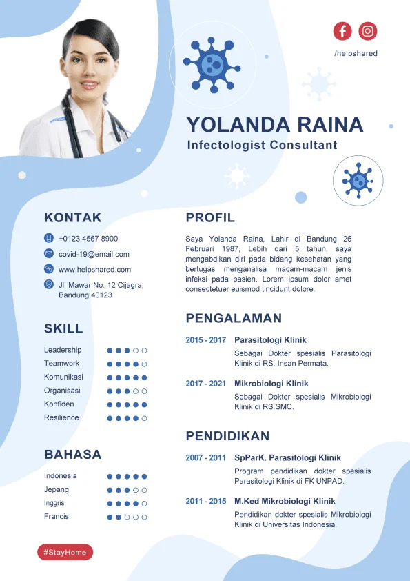 Contoh CV Dokter Umum – Panduan Lengkap Membuat CV Profesional
