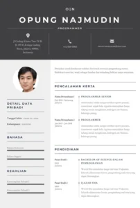 Contoh CV Programmer Junior – Panduan Lengkap Membuat Profil Menarik