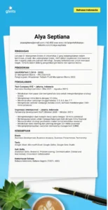 Contoh CV untuk Posisi Business Development – Panduan Praktis & Profesional