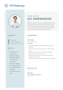 Contoh CV untuk Posisi Event Organizer: Panduan Lengkap & Praktis