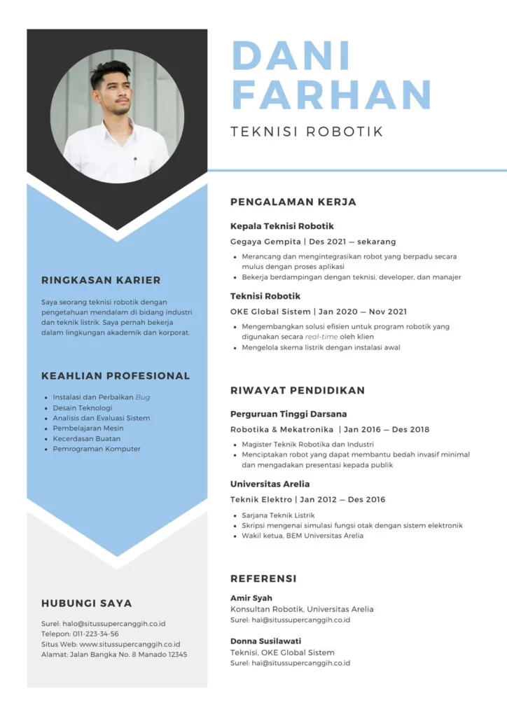 Contoh CV untuk Posisi Teknisi – Panduan Lengkap Membuat Profil Profesional